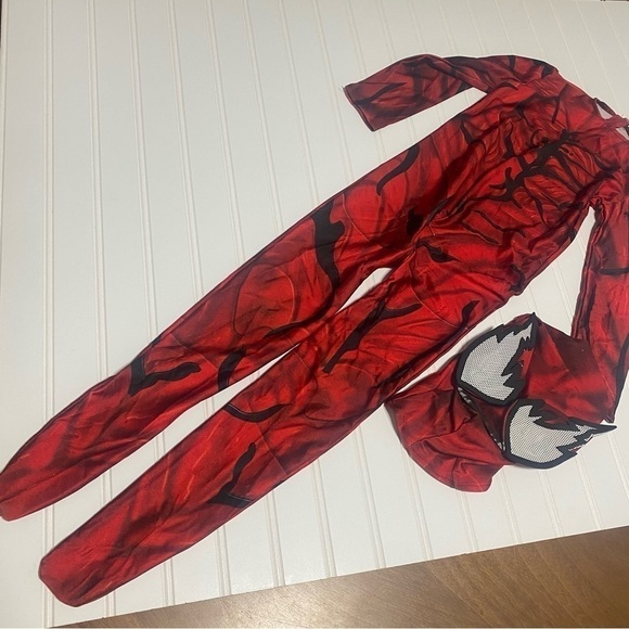 Spider-Man Costume Unisex Jumpsuit Halloween Size S 5/6 years - Picture 2 of 9